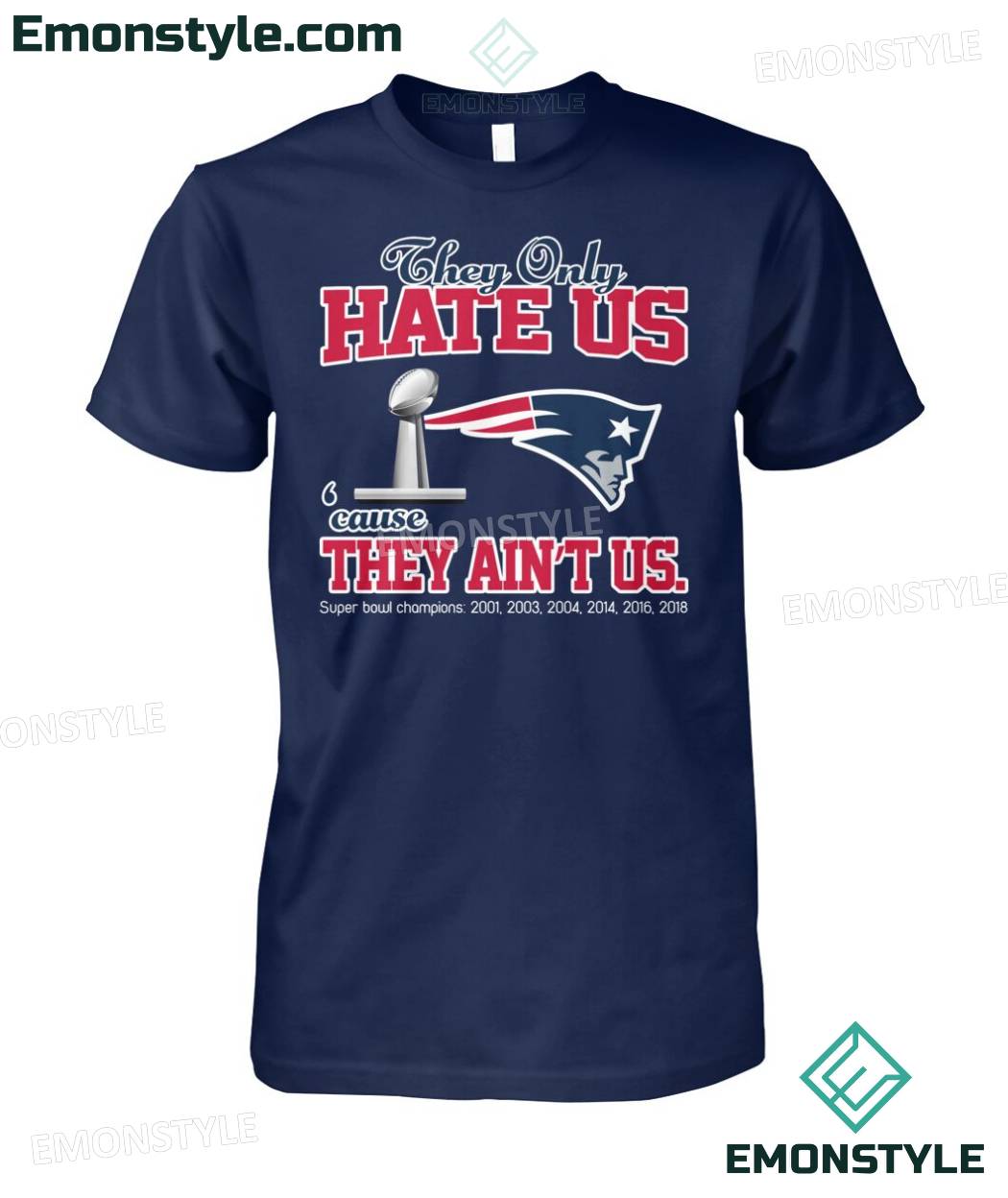 Official they Only Hate Us Cause They Ain't Us New England